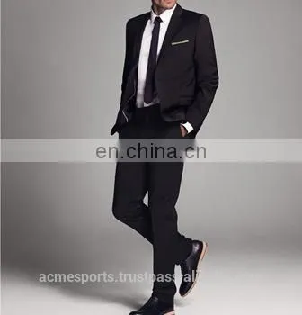 Black Polyester Suit