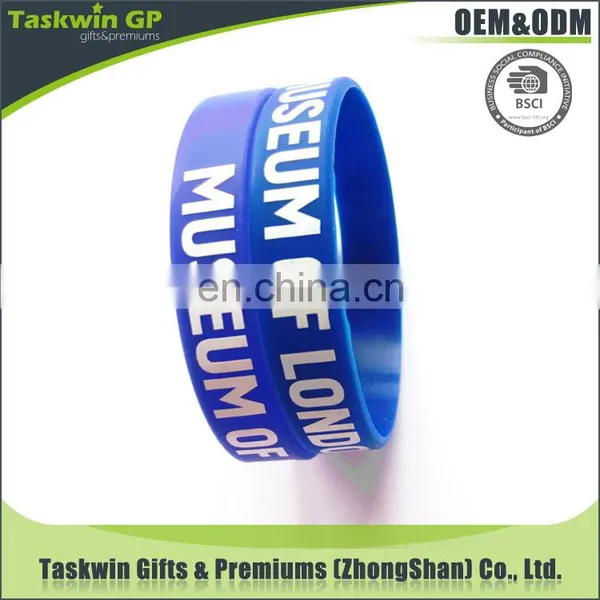 High Quality Arts and Crafts Rubber Gift Silicone Bracelet/silicone Wristband for Promotional Gift photo-3