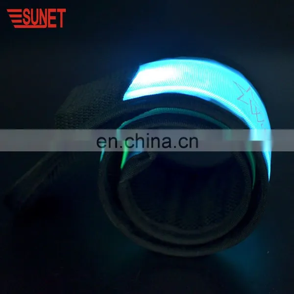 Factory Outlet Led Slap Band Led Slap Wristband Lightning Jogging Armband photo-4