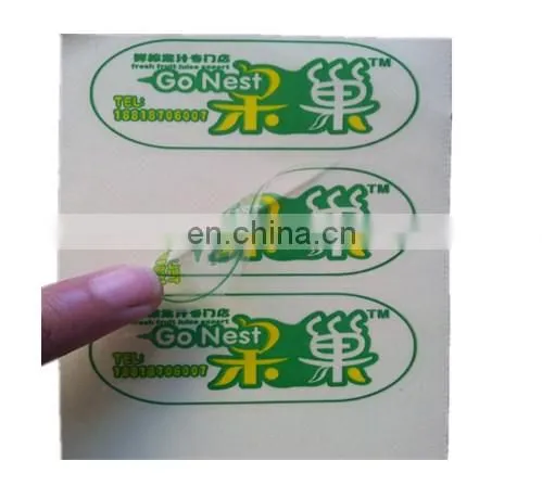 custom adhensive paper printing sticker label