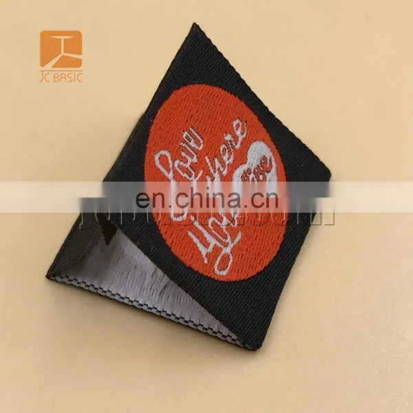 Custom Damask Label Woven Clothing Hem Tags photo-3