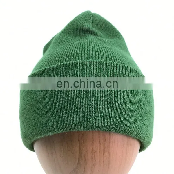 Custom Made High Quality Organic Beanies With Embroidery Logo on Front photo-3