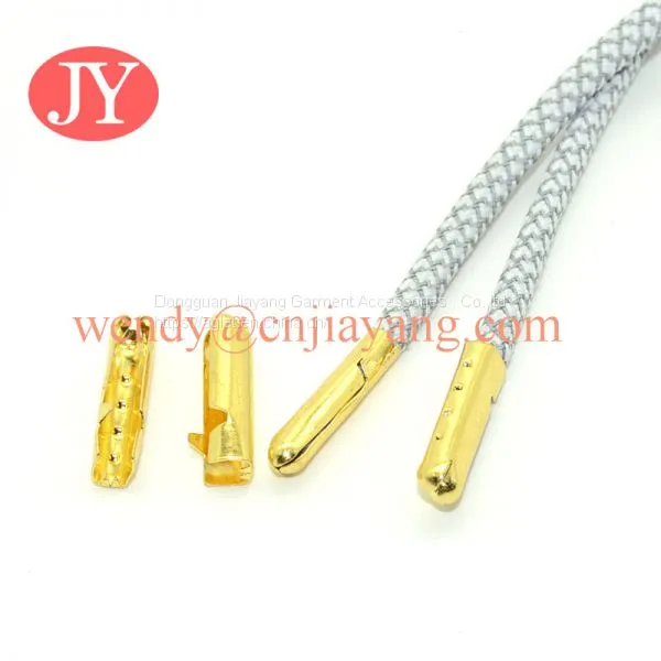 Gold Color Electroplated Bullet Shape Shoelace Tips Head Buckle Head photo-4