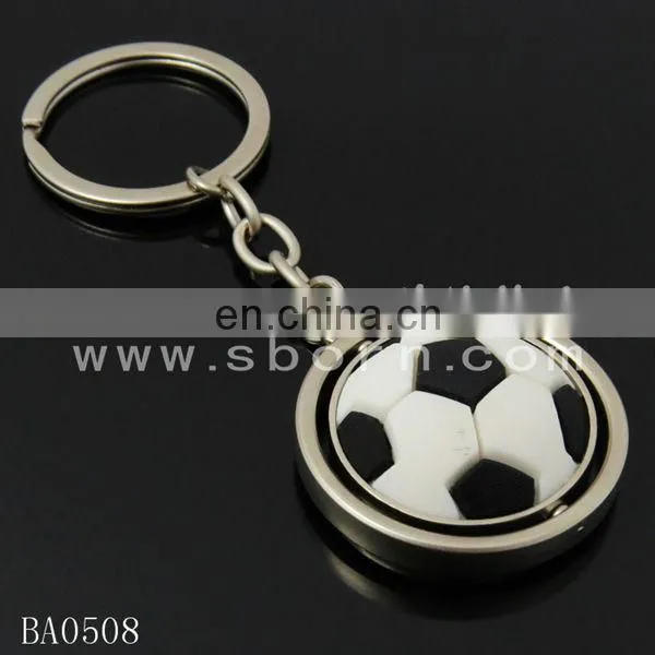 Custom Fancy Metal Basketball Shape Keychain With Epoxy Logo photo-6