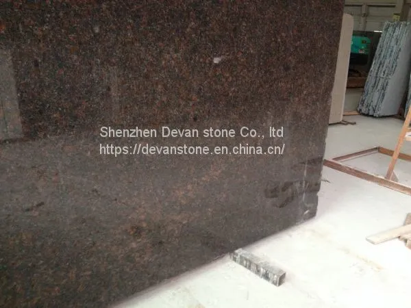 Tan Brown Granite Floor Tiles Kitchen Countertops Polished photo-4