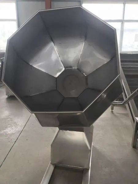 High Temperature Octagonal Type Seasoning Mixer Machine photo-2