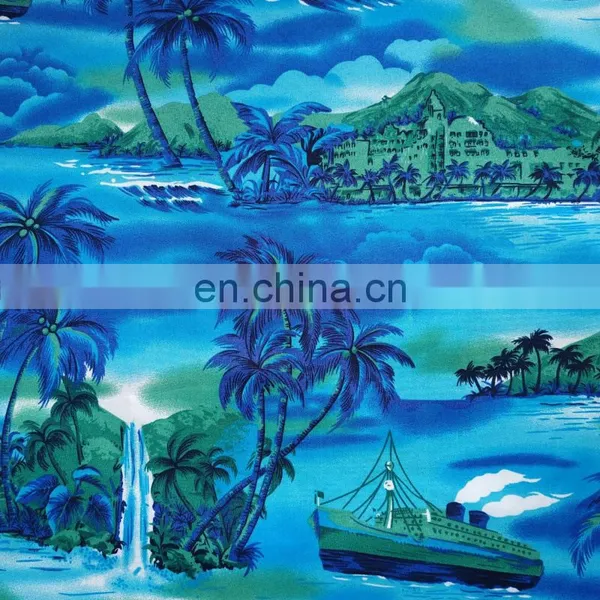 Cheaper Price Peach Skin Printed Fabric For Swimwear/ Beach Shorts photo-2