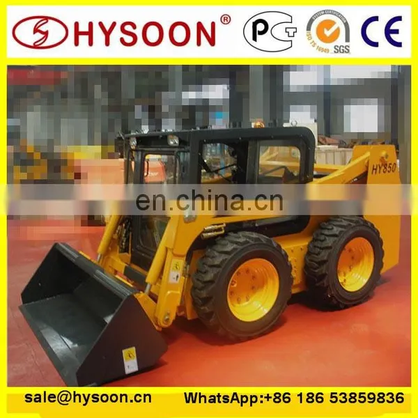 Agricultural Machine Skidsteer With Earth Bucket With Teeth photo-5