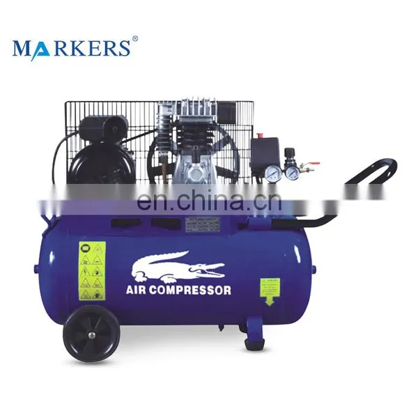 2hp Two Stage Portable 50 Litre Belt Italy Air Compressor photo-2