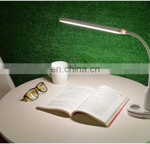 Clip Desk Lamp 3 Modes Clip Holder USB Power Led Table Lamp Reading Book Light for Desktop Bedside photo-5