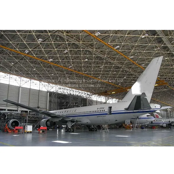 LF High Quality Prefabricated Steel Hangar Building Shed