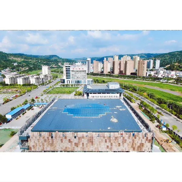 Xuzhou LF Prefabricated Stadium Roof Canopy Structure photo-4