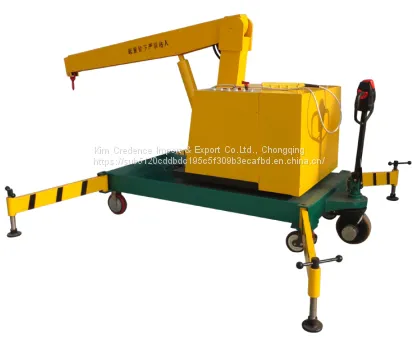 Warehouse Workshop Floor Mounted Electric Floor Crane With CE photo-3