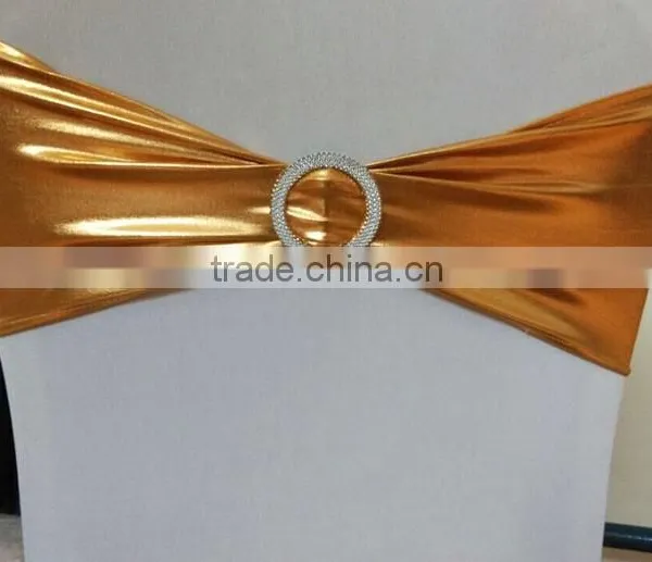 Wholesale Wedding Chair Band Spandex Chair Sash With Buckle photo-2