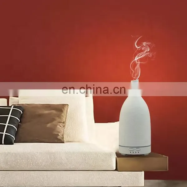 8 Colors Diffuser 160ml Fragrance Air Mist Humidifier Ceramic Ultrasonic Electric Essential Oil Diffuser photo-5