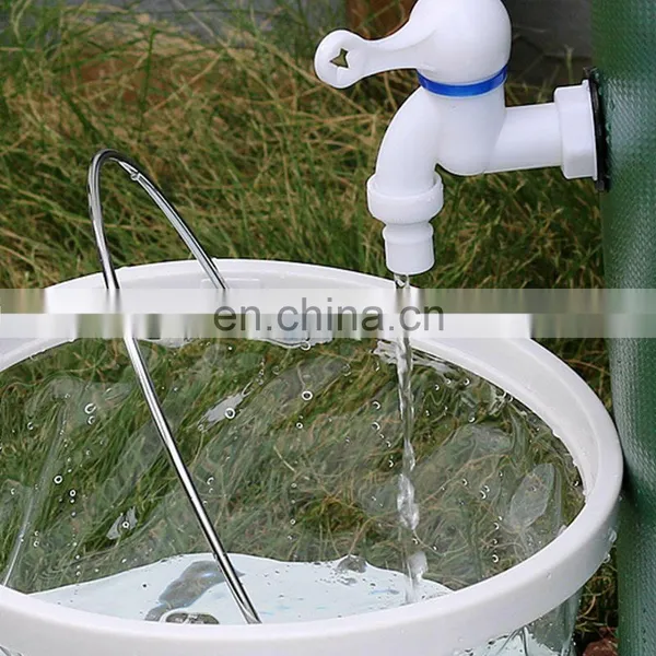 75 Gallon Foldable Agriculture Products Rain Storage Water Barrel Container With Tap photo-4