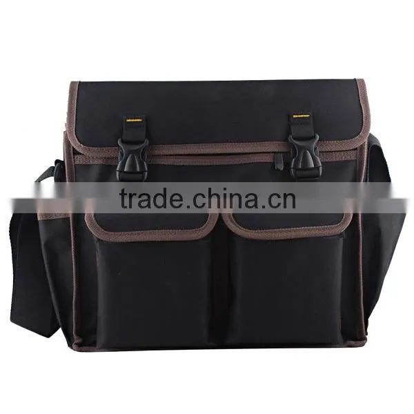 Heavy Duty Polyester Electrical Tool Kit Bag Black Electrical Tool Kit Bag Sling Electrical Tool Kit Bag With Buckle Closure photo-2