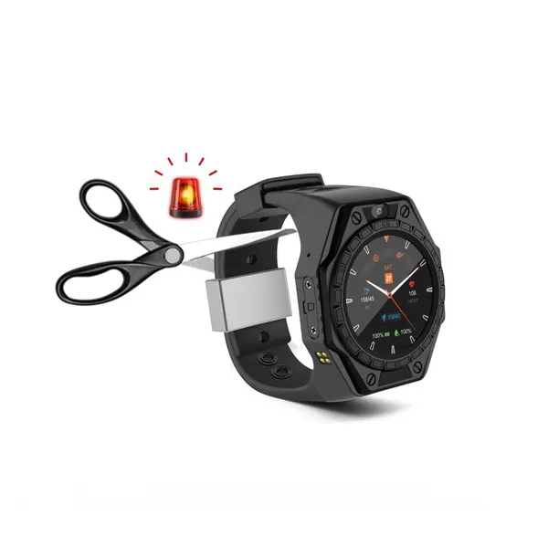 QY 4G Epidemic Prevention & Control Tracking Watch, Alzheimer\'s Watch  prisoner tracking bracelet