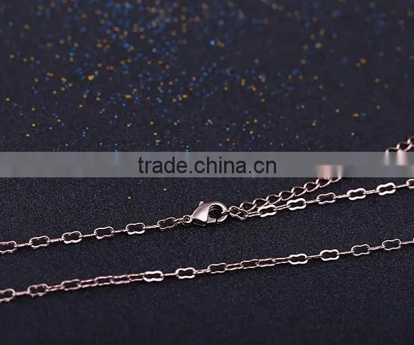 Coffee Gold Plated Decorative Long Chain Link Chain Jewelry Chain Necklace photo-6