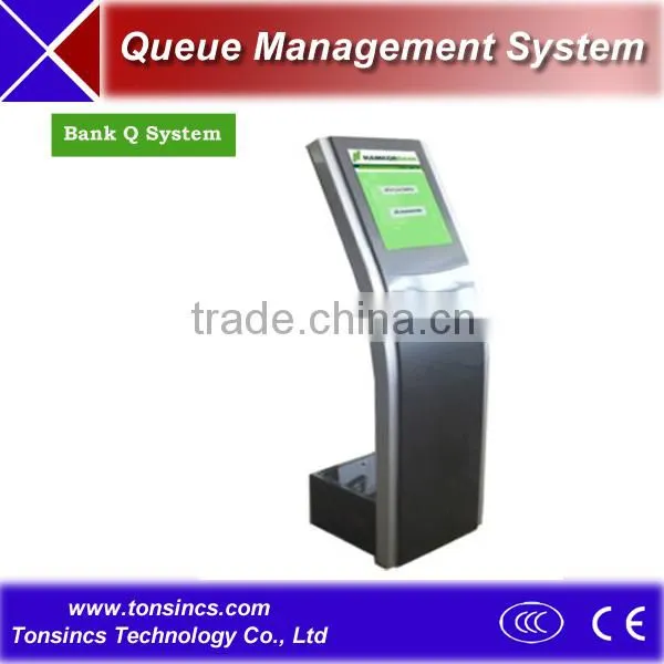 OEM 17" Bank Touch Screen Thermal Ticket Dispenser With VIP Bank Card Reader photo-3