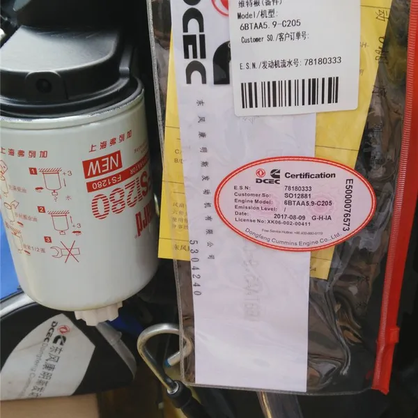 Direct Delivery From Chinese Factory Cylinder 125HP 2400rpm 6BT5.9.C125 Construction Machinery Engines photo-5