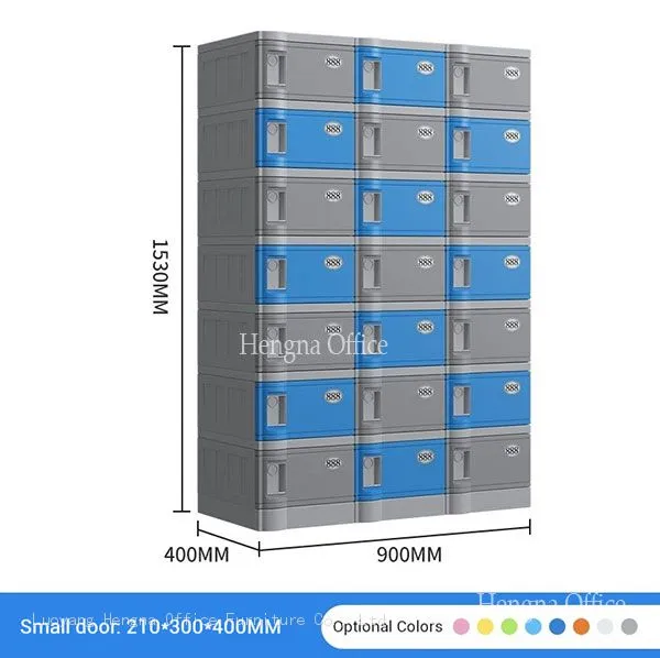 Commercial Grade ABS Plastic Locker With 80mm Base - Premium Industrial Storage Cabinet for Mining Enterprises photo-2