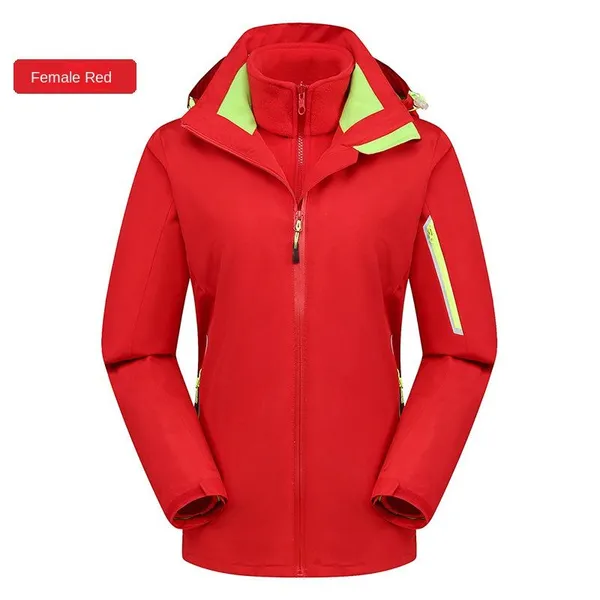 High End Two-piece Three in One Detachable Assault Suit for Men and Women, Windproof, Rainproof, Breathable, Autumn Fashion photo-2