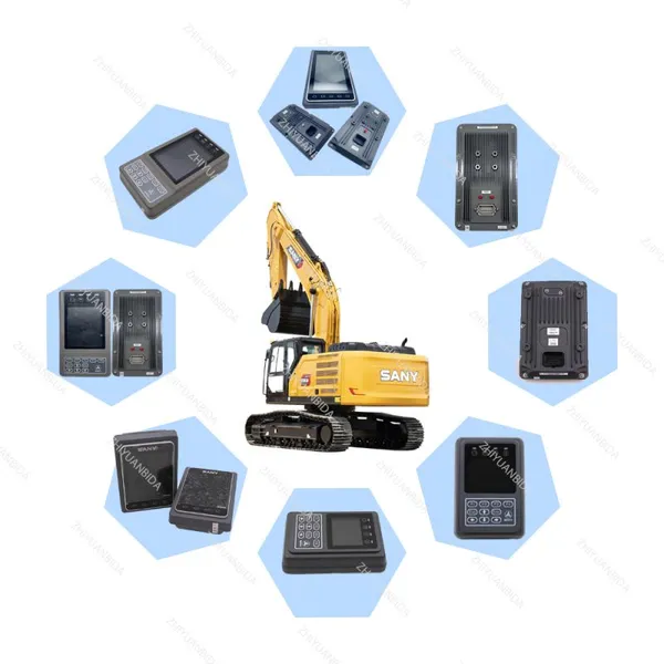 SANY 330H Excavator Monitor Display High Quality LCD Screen Panel for SANY Digging Machine Replacement photo-2