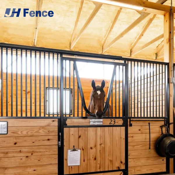 European Style High End Equestrian Barn Frontage Luxury Stables Horse Stalls Shelter for Sale photo-4