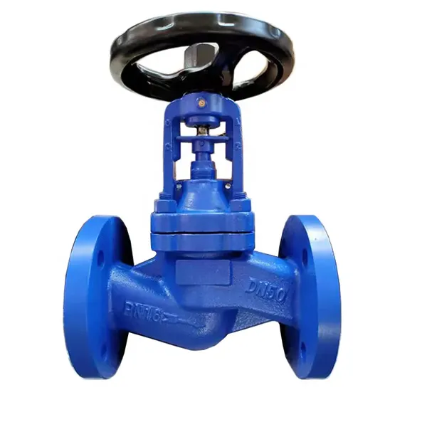 DIN DN50 DN65 PN25 PN16 Cast Iron Cast Steel WCB GG25 Flange Bellows Seal Globe Valve photo-5