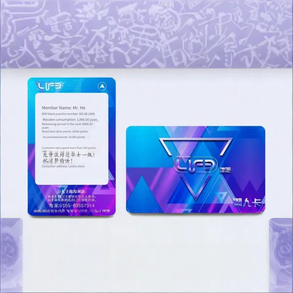 Rewritable Membership Card — Thermal Rewrite Card With Visual Display for Points, Balance & Promo Information, Customizable Print Area photo-2