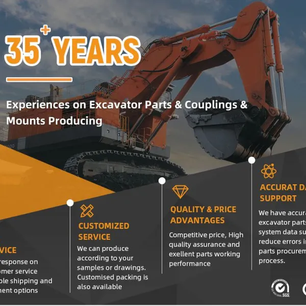 YNF 8A 8AS Excavator Hydraulic Flexible Coupling CF-A-008-S0 CF-A-008-O0 Rubber Coupling photo-6