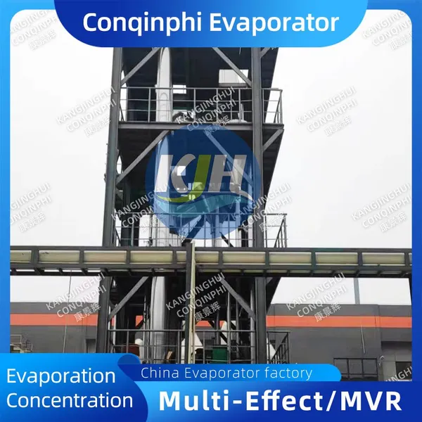 304 Stainless Steel Single-effect MVR Evaporator With PLC Control photo-4