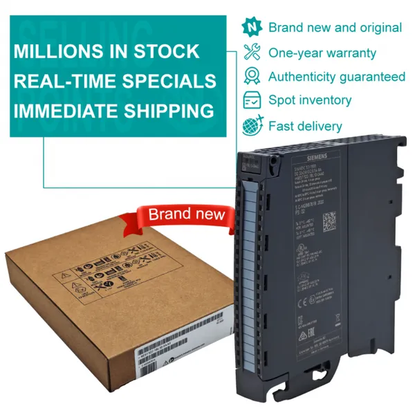 Siemens 6ES7522-1BL10-0AA0 Genuine New S7-1500 DQ 32xDC24V/0.5A Digital Output Module, 32-channel Transistor PLC I/O Module photo-2