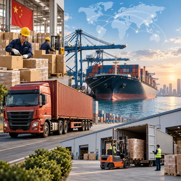 Chinesischer FCL-Container-Versandservice für erstmalige gewerbliche Importeure