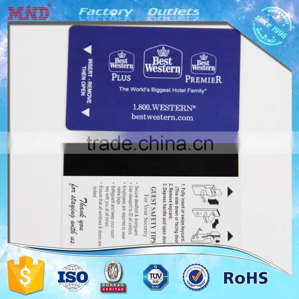 MDH59 High Quality Rfid HI-CO & LO-CO Magnetic Stripe Hotel Key Card photo-3