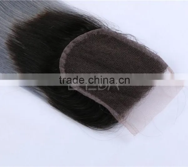 Grey and Black Ombre Hair Extensions Hair Weaves and Silver Gray Virgin Hair Closure Supplier's Choice photo-5