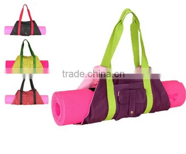 Reusable Eco-friendly Waterproof Canvas Yoga Mat Bag photo-3