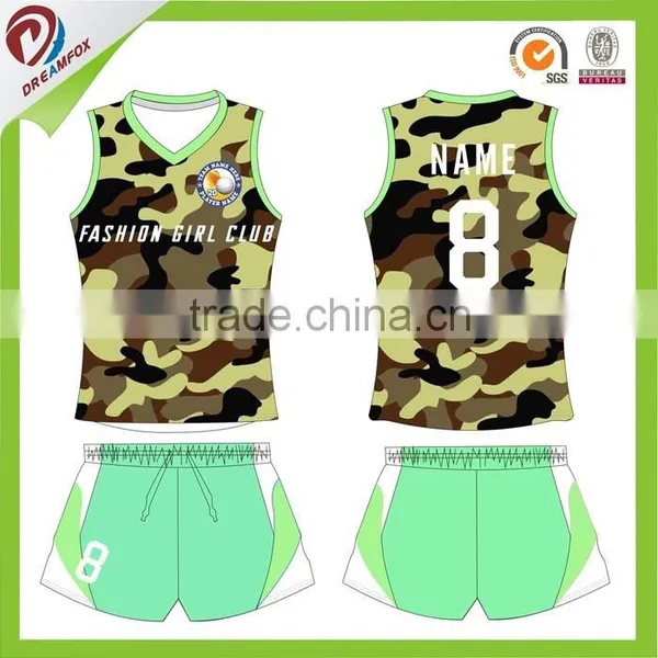 Sublimation Custom Cheap Sleeveless Volleyball Jersey Design for Team
