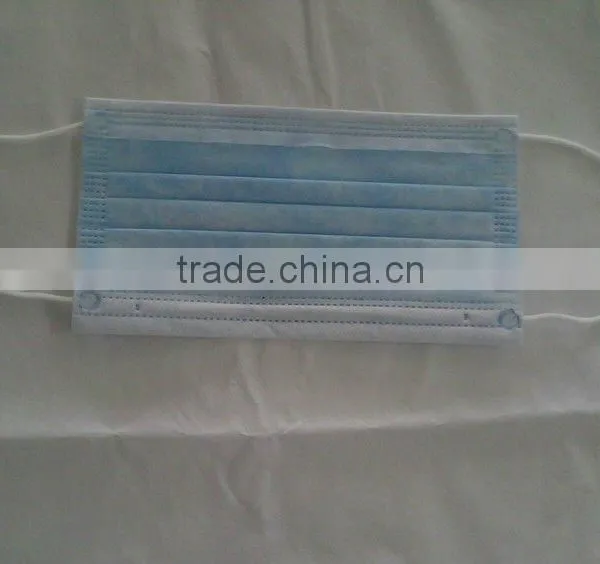Disposable White Blue Green 2ply 3ply Earloop Surgical Face Mask photo-2