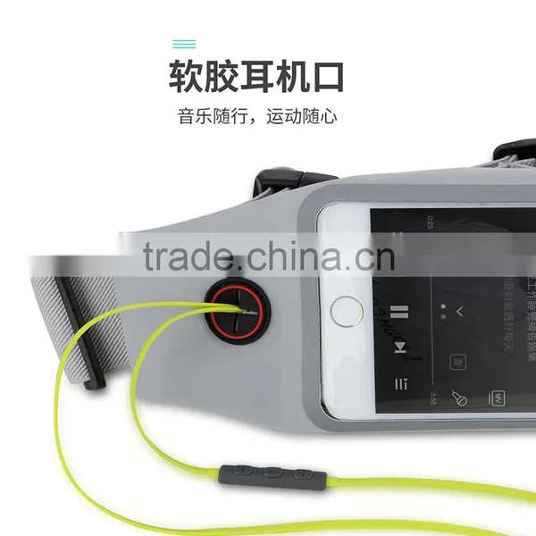 ROCK Original Universal Running Belt Bag Touchable Window Sweatproof Fluorescence Sport Bag for 6inch Mobile Phone photo-5