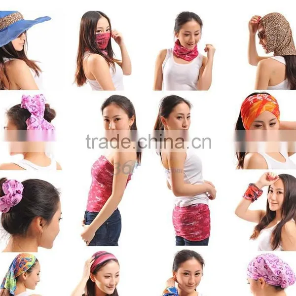 2015New Arrival Multi Functional Magic Headband Seamless Multi Scarves Face Mesh Face Mesh Bandanas Camping For Traveling photo-2