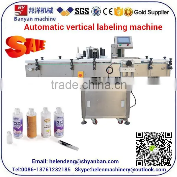 YB-LT100 best Price Automatic Small Round Glass Bottles Labeling Machine