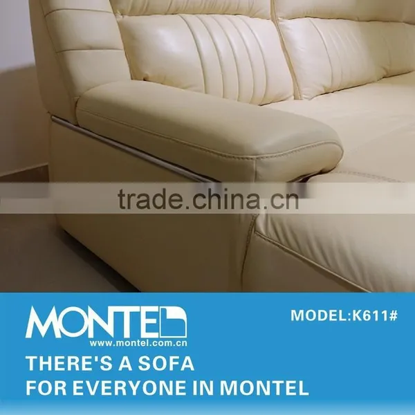 Leather Corner Sofa Set With Chaise Lounge photo-4