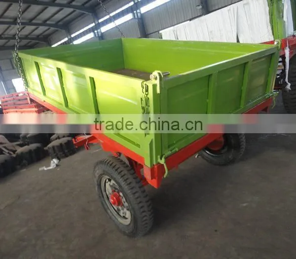 2T Farm Dump Trailer, Tractor Tipping Trailer, photo-3