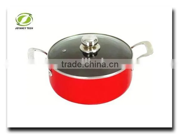 Stock Pot Type Aluminum Non Stick Coating Casserole Dish With LId