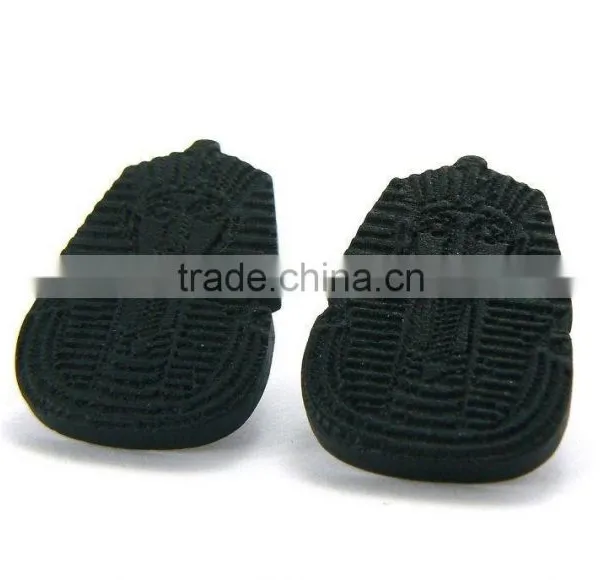 Good Quality HIP HOP WOOD Earrings Egytian Pharaoh Wooden Charm Post Pin Type photo-3