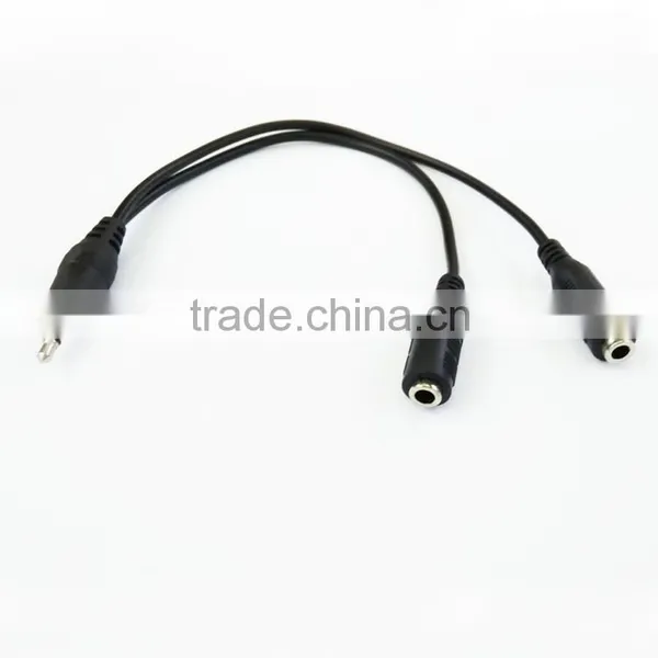 Factory Price Audio 1 Male to 2 Female RCA Spliter for Mobilephone/computer/game Player photo-5
