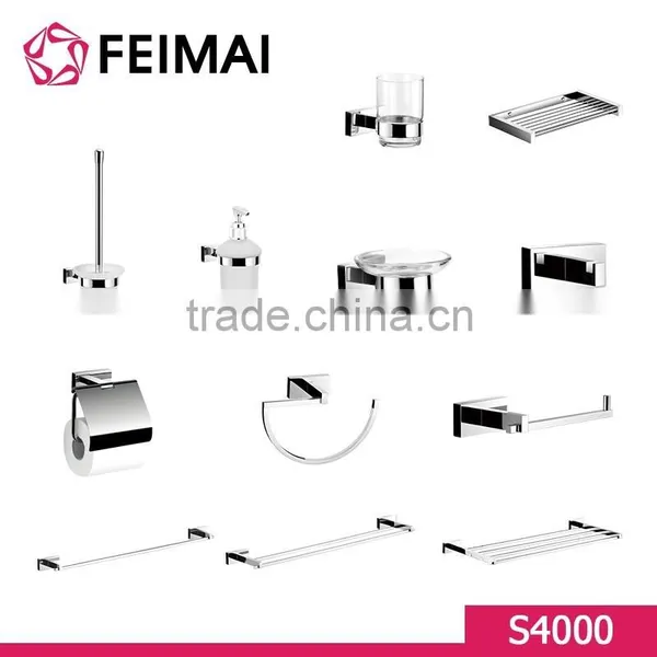 Bathroom Accessory Sets Brass Chrome Stainless Steel Hook photo-2