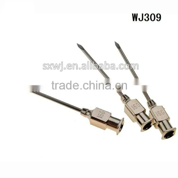 WJ309 18mm Hub Veterinary Equipment Strong Needle Brass Needle photo-2